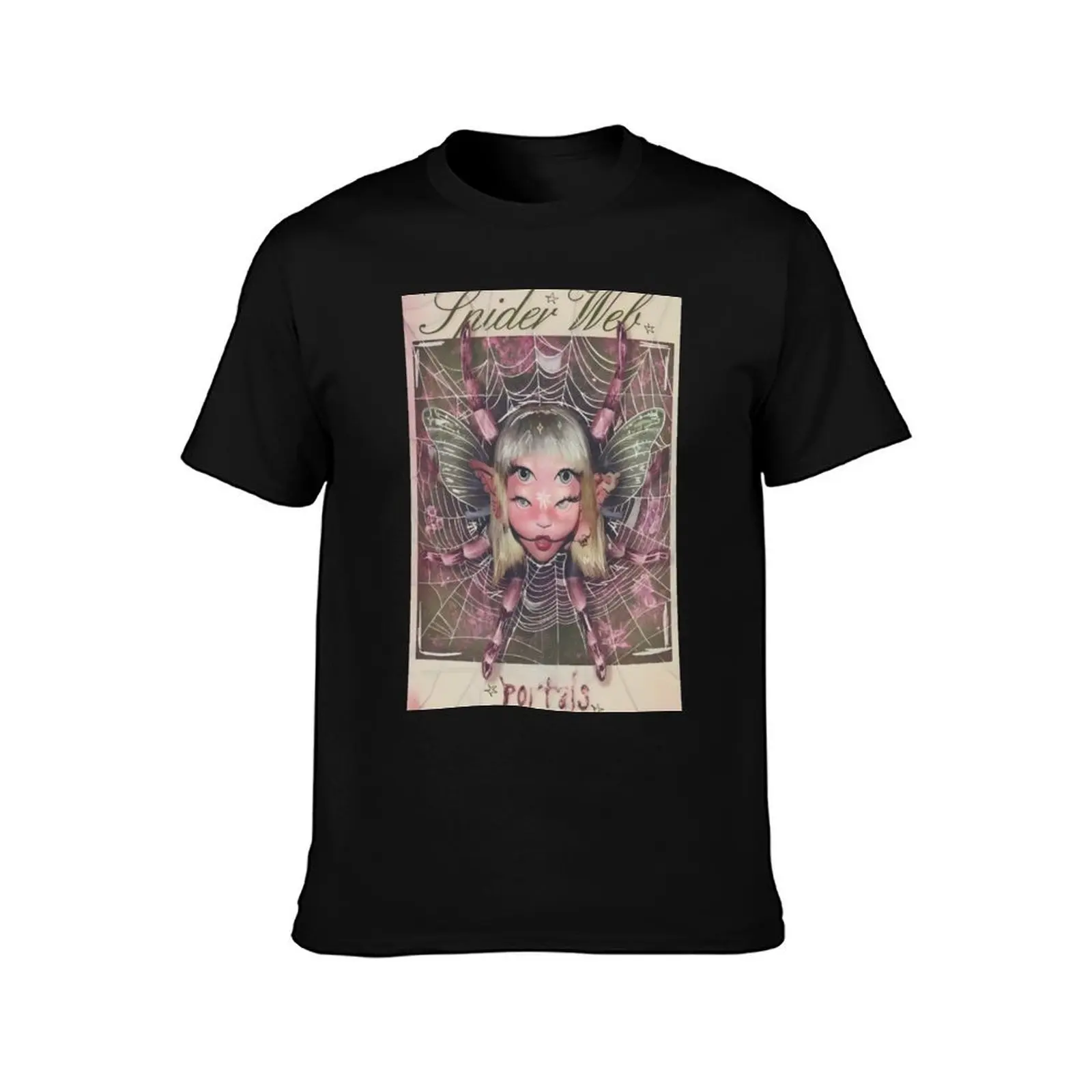 Spider Web Portals T-Shirt Basic Tee Shirt for Everyday Outfit