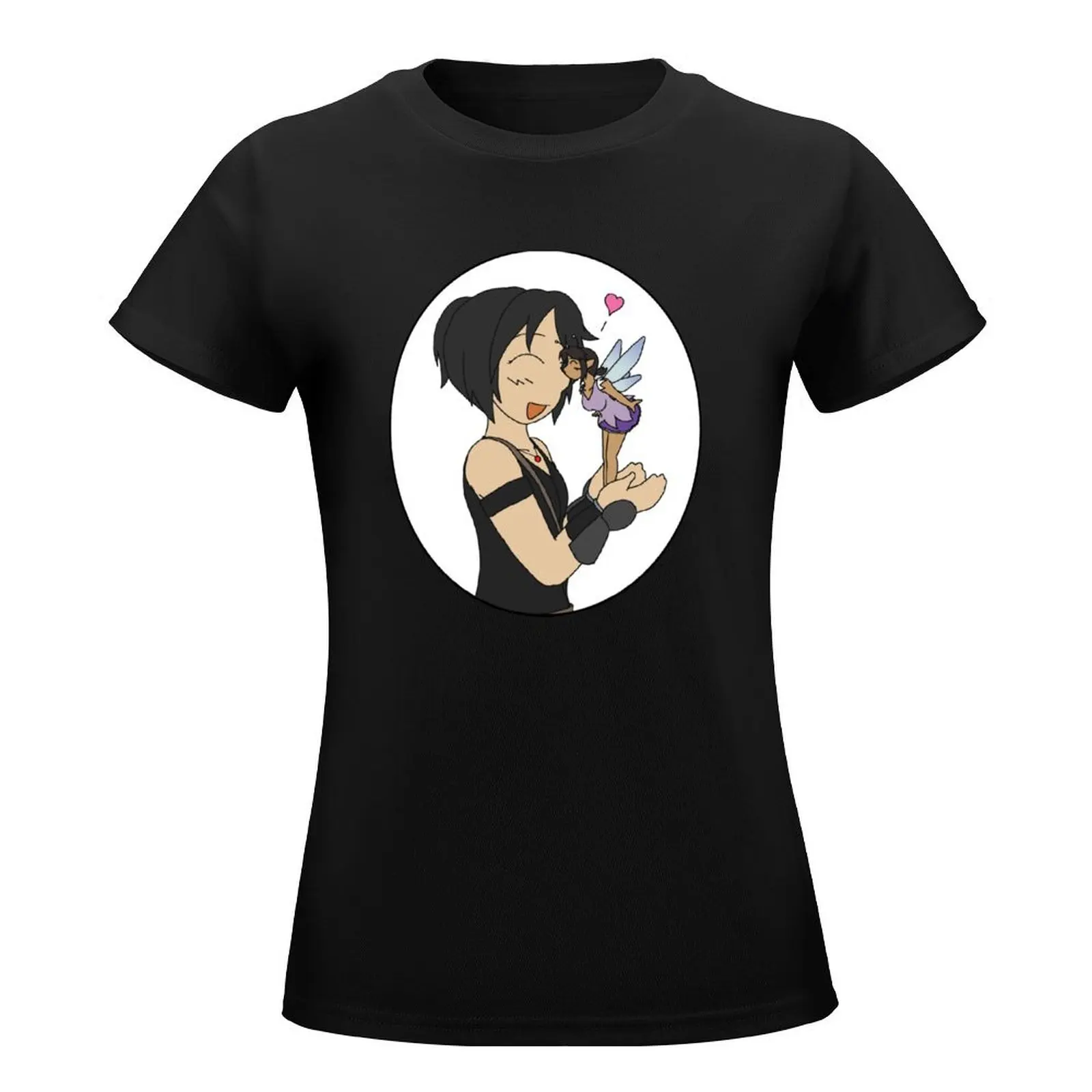 Camiseta de beso RAIN - Pixie para mujer, ropa bonita, Camisetas estampadas