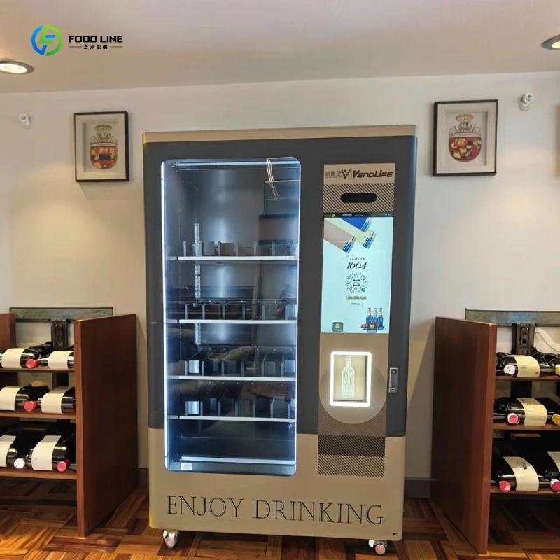 Customized Wine Machine Supermarket with New Side Push Slots& XY Axis Lifting Systly & More Diversified Products