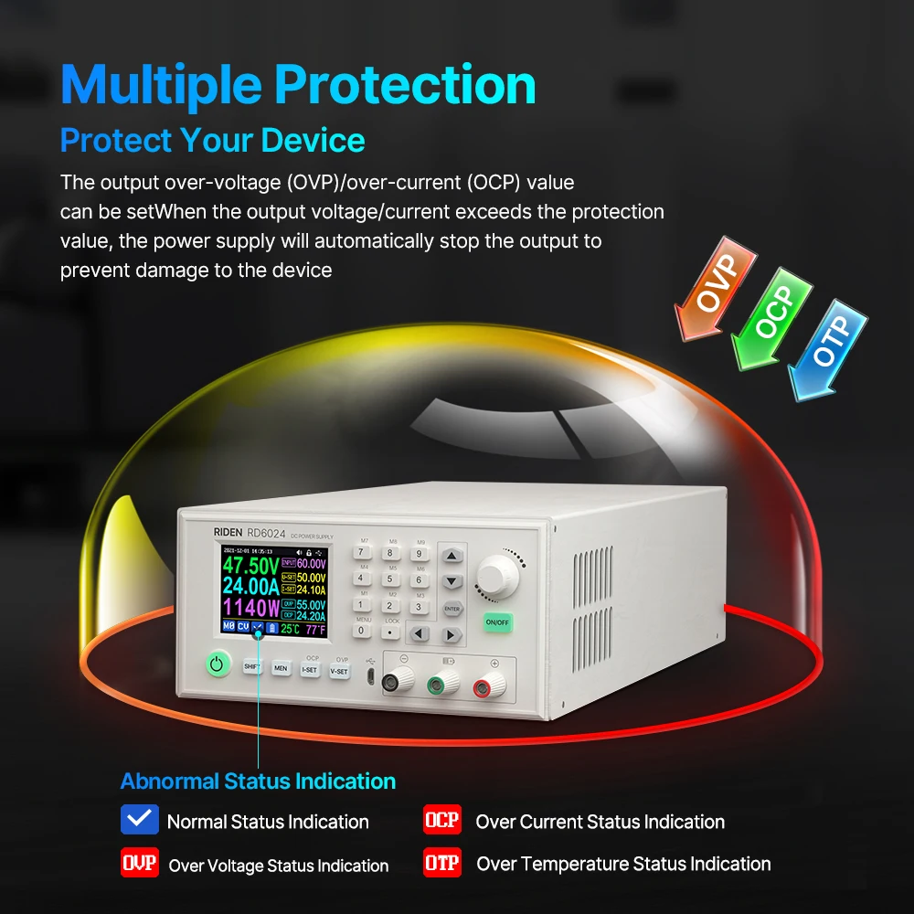 60V 24A Adjustable DC Power Supply 1140W