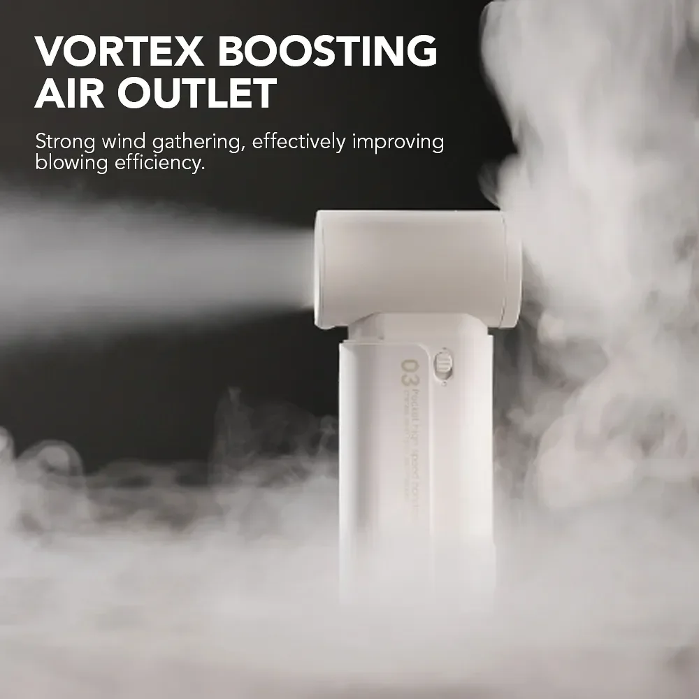 2025 جديد عالي السرعة مروحة كهربائية محمولة USB قابلة للشحن 3 سرعات مروحة 4000mAh في الهواء الطلق مروحة يدوية مروحة صغيرة خالية من الشفرة