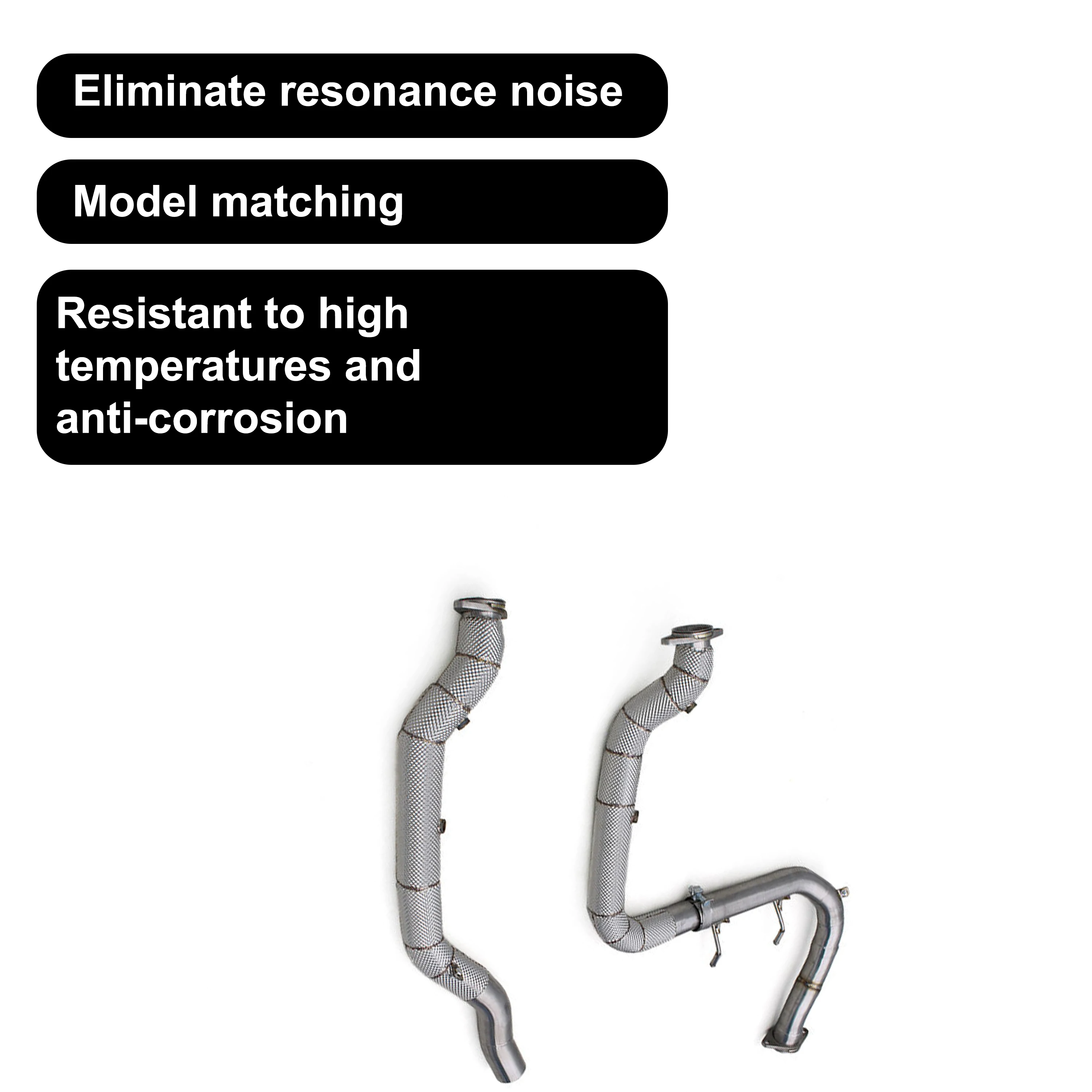 ACE Auspuff-Downpipe Hochleistungs-Auspuffrohr mit Katalysator für Ford F-150 SVT Raptor 3.5TT Schneller Versand – Detail 6