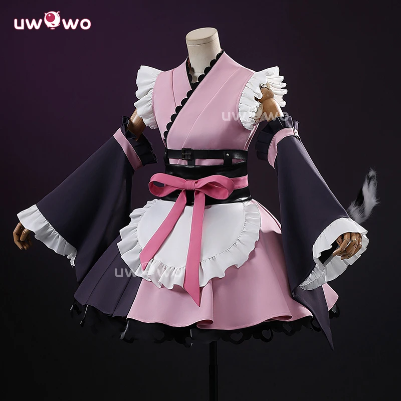 

UWOWO Collab Series:Anime Noii Komazawaa Kimono Cat Cosplay Costume XS-XL Halloween Costume