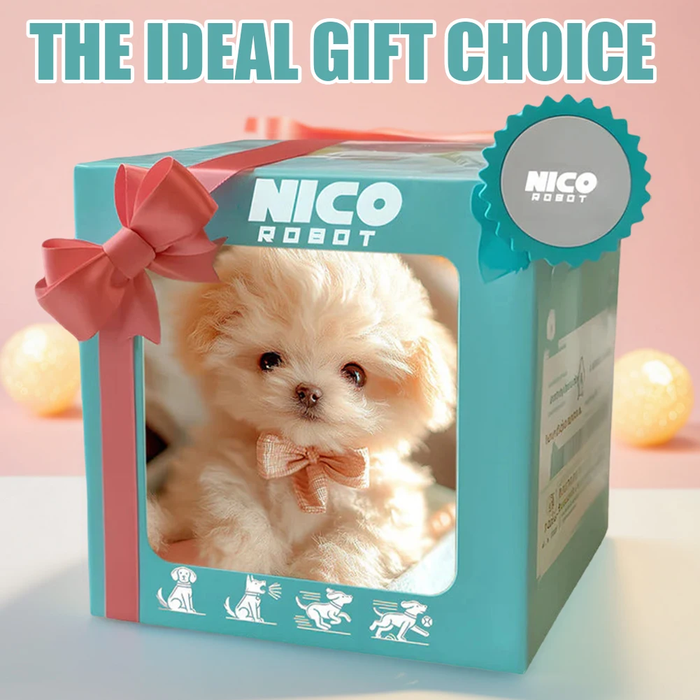 Giocattolo interattivo per cuccioli di peluche per cani robot elettronici a batteria per ragazze e ragazzi