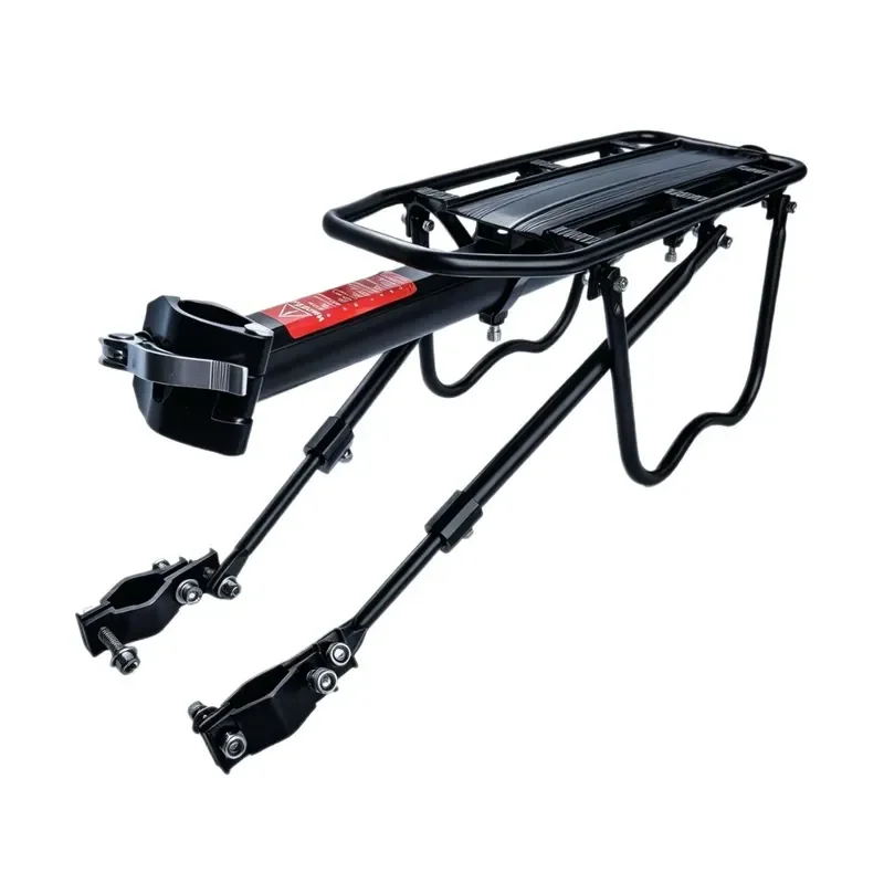 Lightweight Aluminum Alloy Bicycle Rear Frame Durable Structure Compact Design Fits Most Adult Bikes Secure Rear Seat