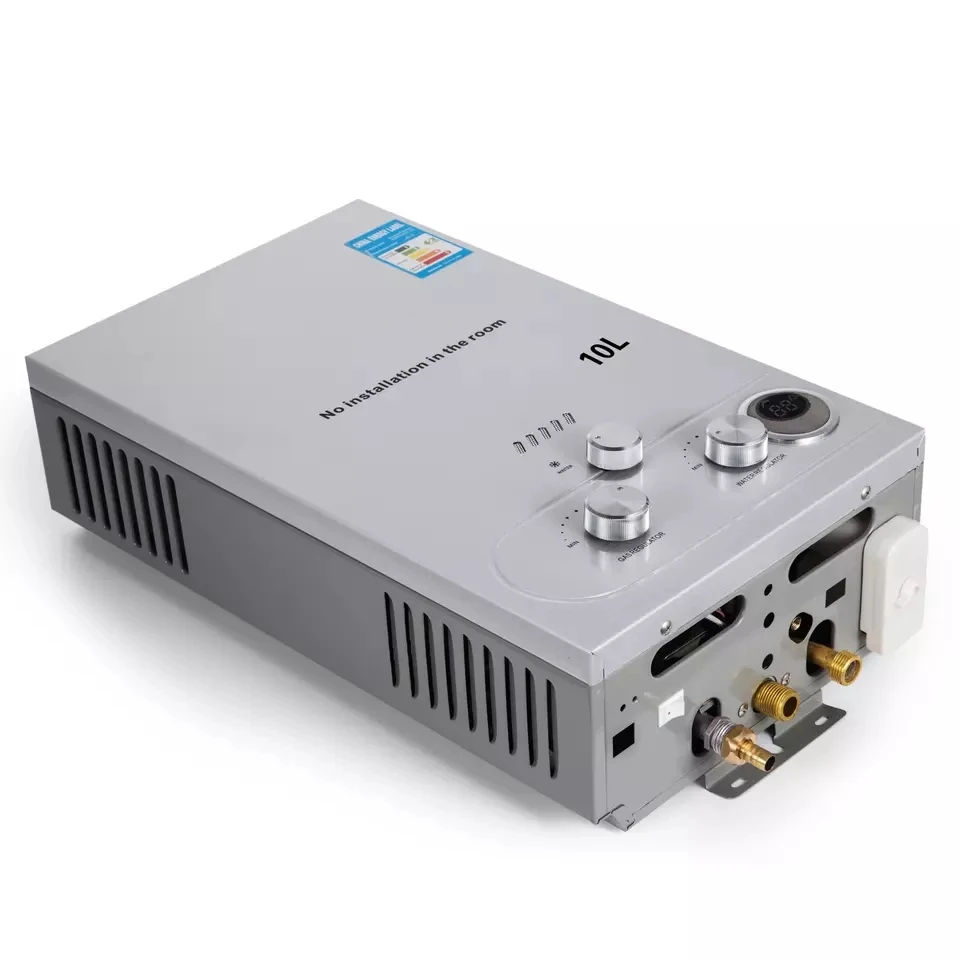 6L إلى 8L 10L 12L 14L 16L 18L غلاية طبيعية فورية غاز البروبان Tankless LPG سخان مياه