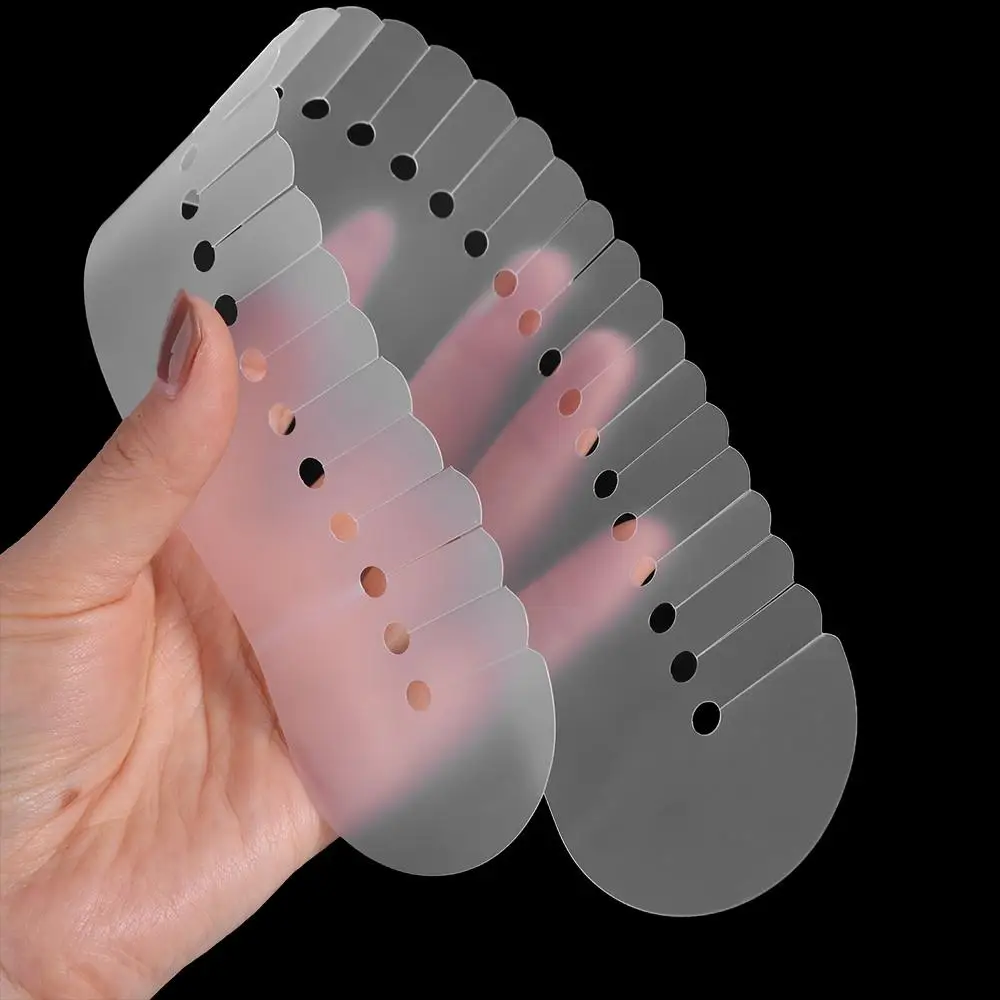

Multi Hole Hair Extensions Heat Shield Guards Professional Durable Glue Protector Templates Makeup Reusable Heat Shield Spacers
