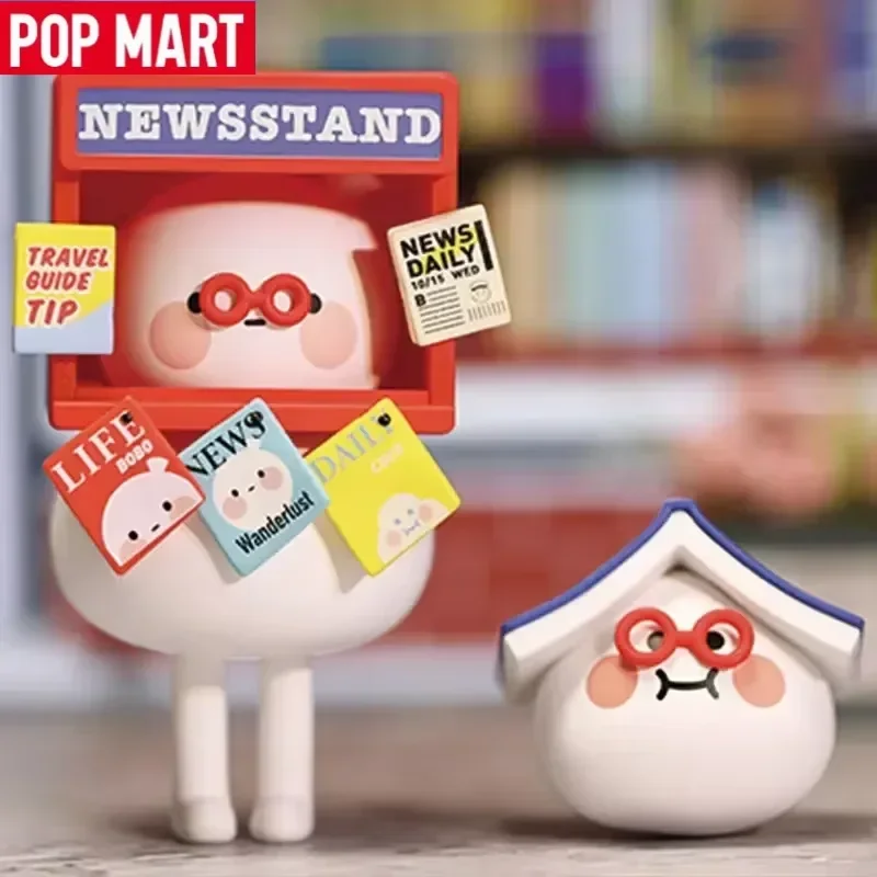 POP MART Bobococo tiene una pequeña tienda serie caja ciega juguete modelo Guess Box encanto Original regalo del festival figuras de Anime ornamento