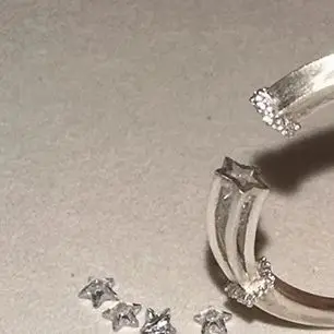 

Fashion Silver Simple Meteor Star Rings For Women Niche Design Wedding Fine Jewelry Gift