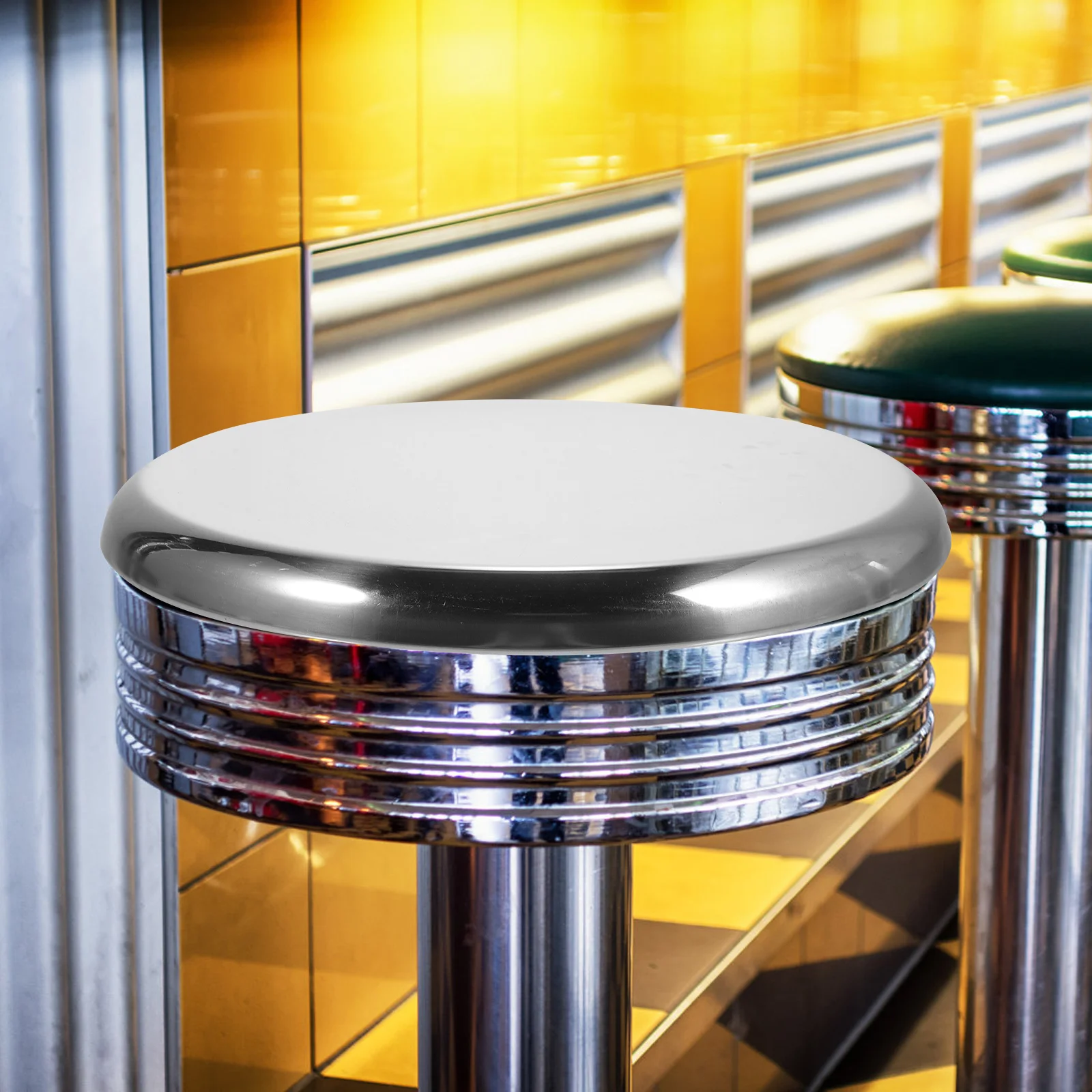 

Stainless Steel Stool Round Chair Seat Pads Shop Replacement Cushions Seats Metal Dashboard Baby