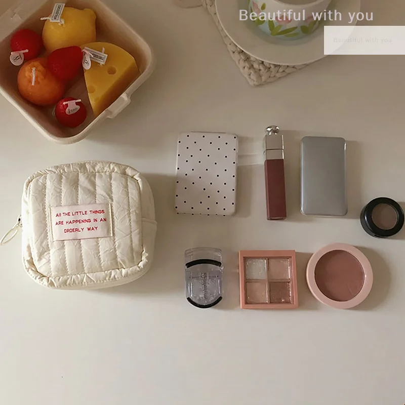 Petit écouteur rouges à lèvres rangement organisateur pochette Mini fermeture éclair femmes maquillage cosmétique sac porte-monnaie portefeuille enseignant cadeaux