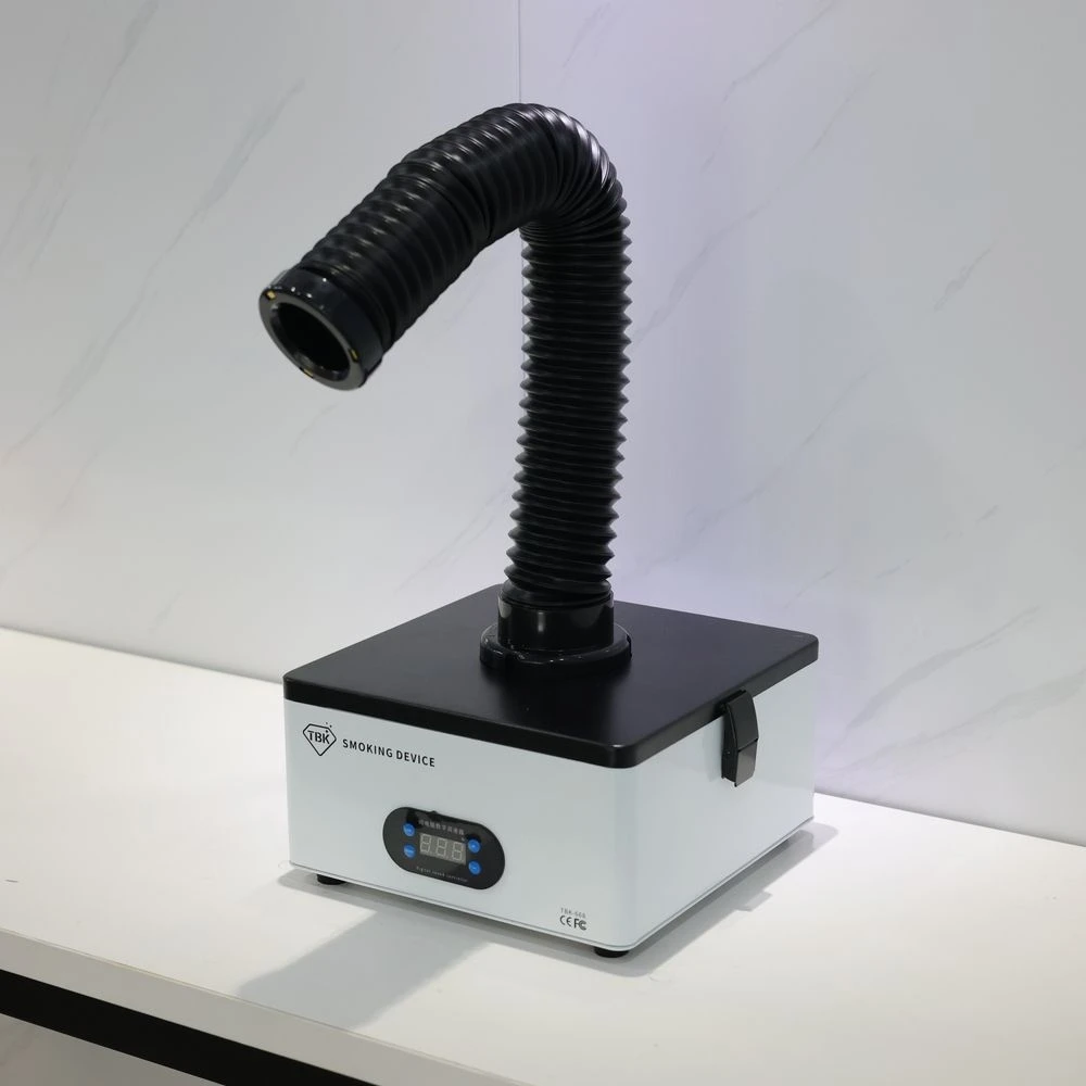 TBK-668 Forte aspirazione Purificazione efficiente Strumento per fumatori Detergente per saldatura Estrattore di fumi Filtro dell'aria con luce a LED