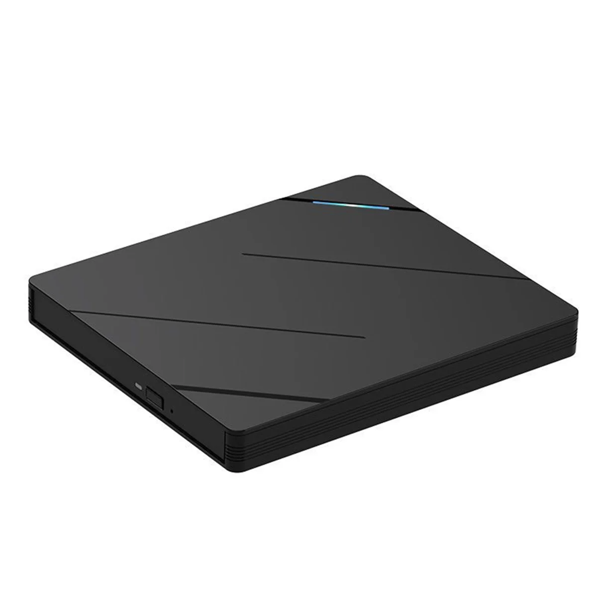 

AT42 7 in 1 USB3.0 Type-C External CD DVD RW Optical Drive Tray Type DVD Burner Recorder Reader Player for Win 11/10