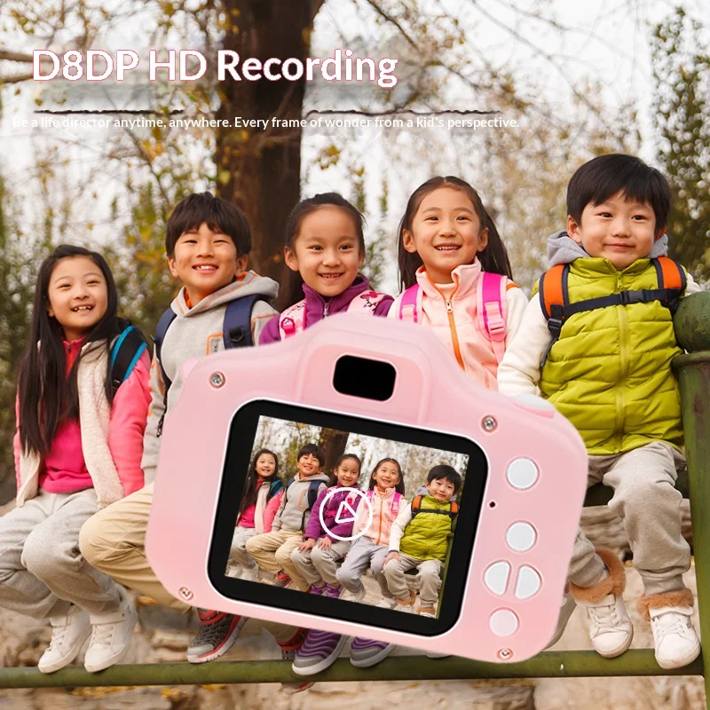 Mini cámara CCD de juguete portátil |   Lentes duales de alta definición para tomar fotografías y vídeos sin esfuerzo, regalo de cumpleaños.