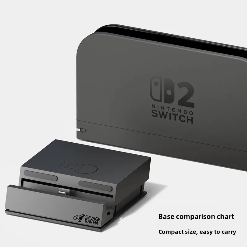 Savage Raven od Skull & Co. Stacja Dokująca Jumpgate do Konsoli Nintendo Switch 2, Przenośna Podstawka, Hub USB C, Stacja Dokująca do Switch OLED — zdjęcie produktu 5