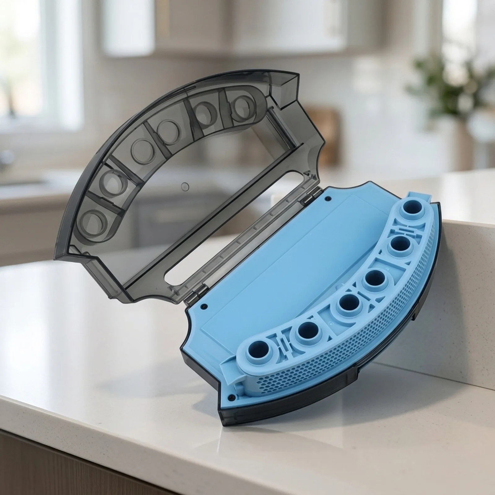 For ILIFE for a7 A80plus A80max Compatible Transparent Dustbin for Robot Vacuum Cleaner Quick Empty Locking Mechanism