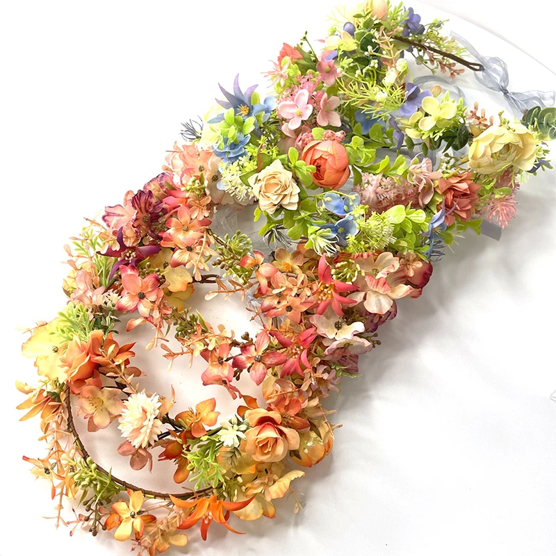 

Floral Artificial Flowers Floral Headpiece For Photoshoot Wedding Photography Special Occasion
