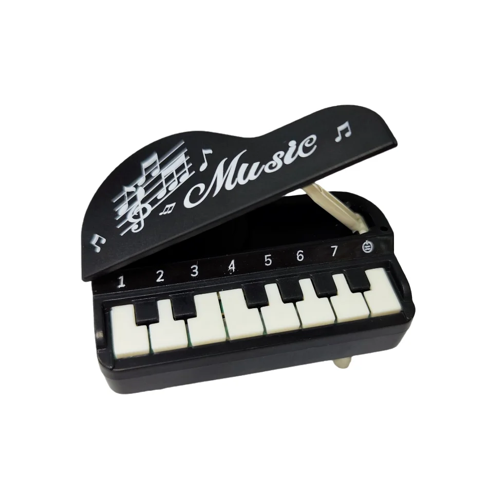 Mini Kawaii Portable Musical Instrument Toy Piano Keychain Electronic Keyboard Key Ring Gifts For Children