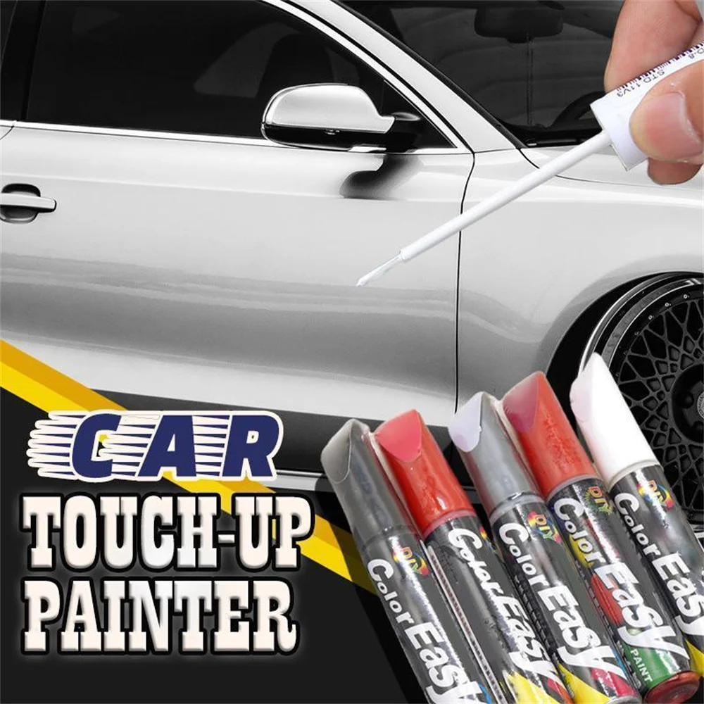 

9colors Professional Car Paint Non-toxic Permanent Water Resistant Repair Pen Waterproof Clear Car Scratch Remover Painting Pens