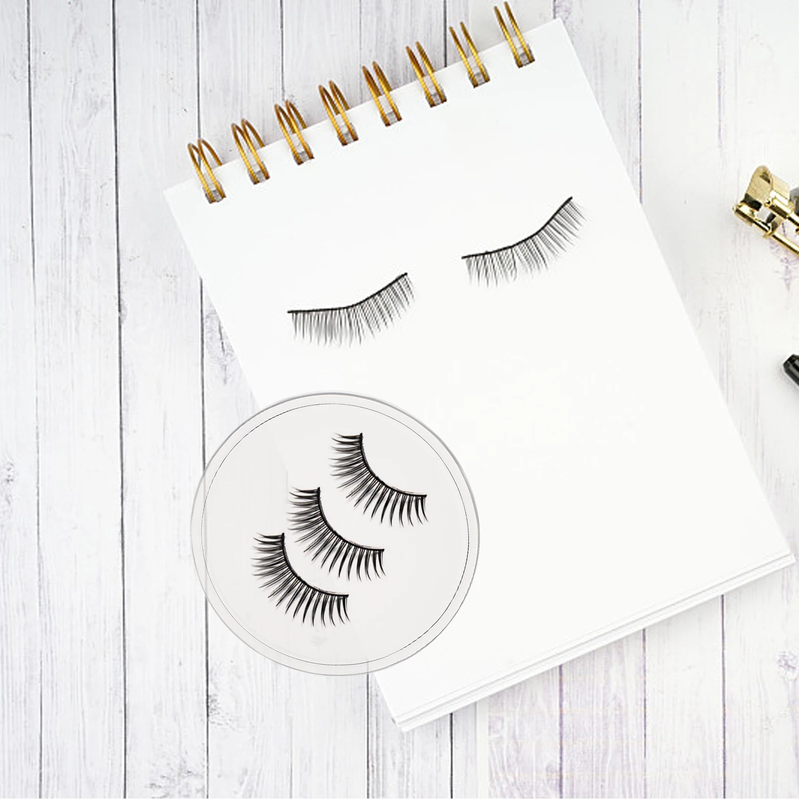 

4pcs Silicone Extension Forehead Sticker Extension Pad False Holder For Lash Storage Volume Fan Making Multipurpose Lash Tool