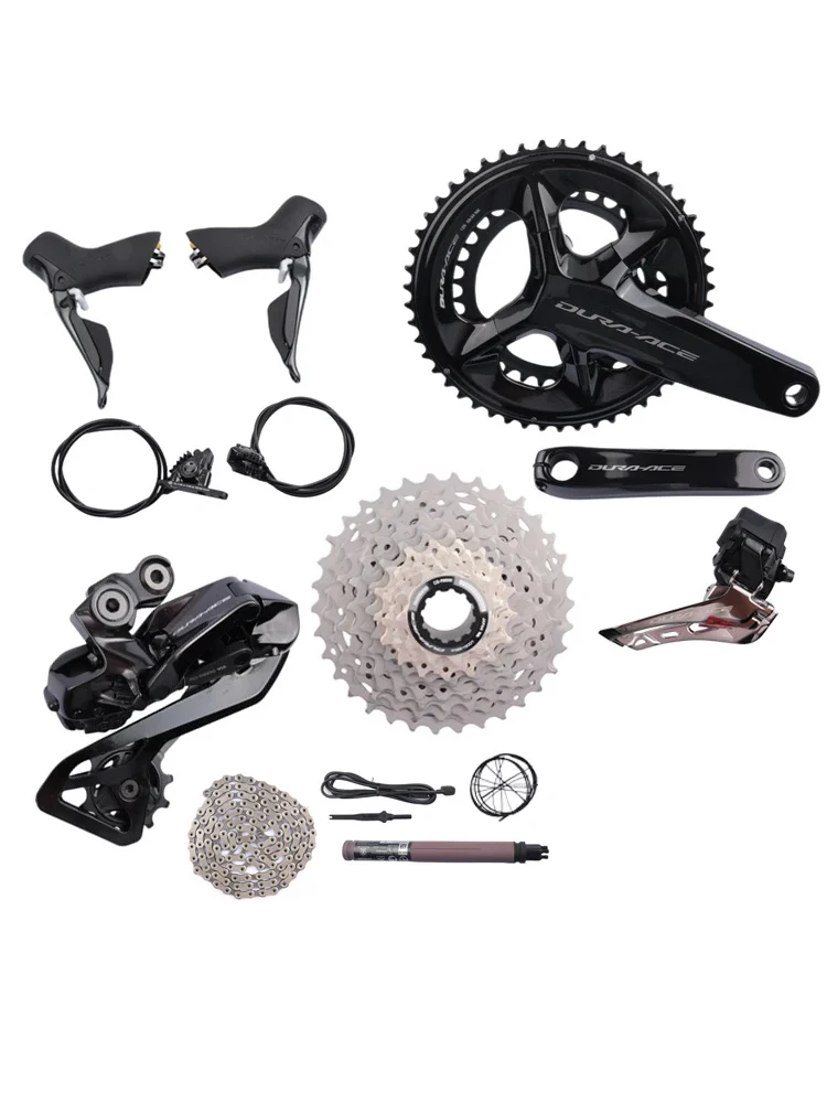 AliExpress Shimano Di2 Dura Ace R9270 2x12 Speed Hydraulic Disc Brake Set R9200 Crankset FD RD-R9250 Battery DN300 For Road Bike Groupset