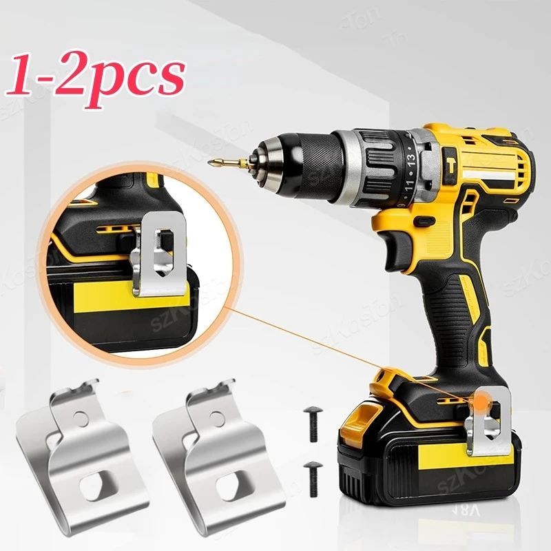 Gancho de clipe de cinto de aço inoxidável para Dewalt N 268241   Furadeira 20V Ferramentas elétricas DCD980 DCD985 DCD780 Acessórios para ferramentas elétricas