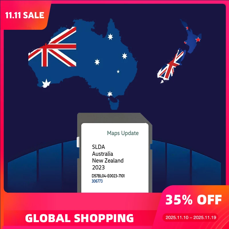 

8GB GPS Update Software SLDA Navigation Map Australia New Zealand SD Card for Suzuki Baleno/Ignis/Jimny/SX4/Vitara/Swift Vehicle