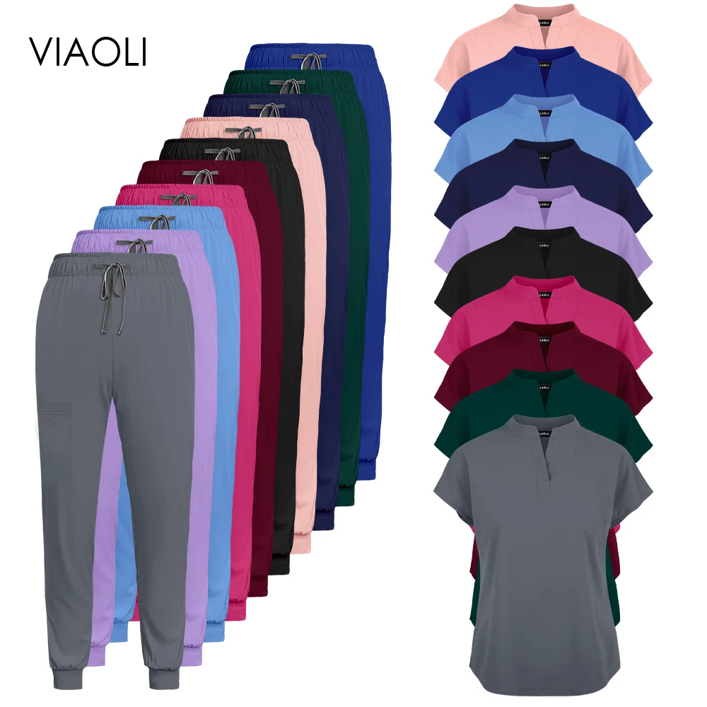 Оптовая продажа, костюм для бега, рабочая одежда для врача, больничная медицинская хирургическая форма, многоцветная косметическая одежда, женский набор скрабов, одежда для медсестры, новинка Оптовая продажа, костюм для бега, рабочая одежда для врача, больничная медицинская хирургическая форма, многоцветная косметическая одежда, женский набор скрабов, одежда для медсестры, новинка