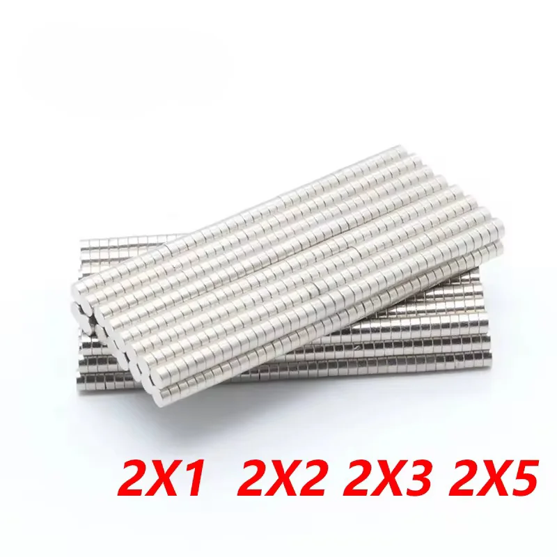 

50-1000pcs 2x1mm 2x2mm 2x3mm 2x5mm Small Round Magnets Search Magnets Strong Neodymium Magnet NdFeB Powerful Magnetic Rare Earth