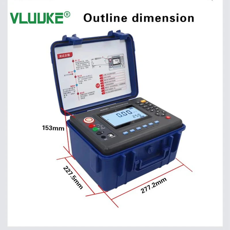 ES3035E+ 10KV Digital Electronic Insulation Resistance Tester with 1 Year Warran