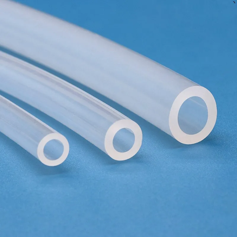 1/2M Food Grade Clear Transparent Silicone Rubber Hose ID2 3 4 5 6 7 8 9 10 12 14 16mm O.D Flexible Nontoxic