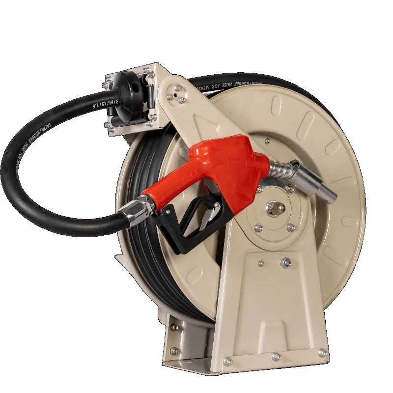 Factory-Made Electric Fuel Pump With ±1% Accuracy 60L/Min Flow Rate Light Corrosive Liquid Universal Transfer Pump Hose Reel