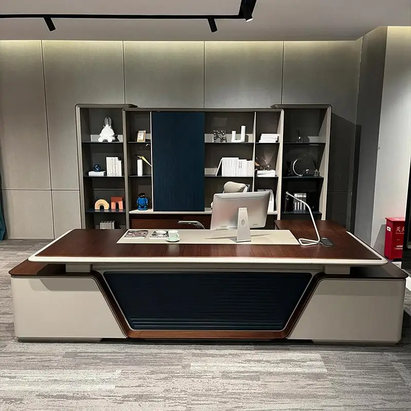 Новый китайский деревянный офисный стол, художественный дизайн, место для хранения секрета, офисный стол для конференций, высокое качество, настольная мебель Mesa Escritorio