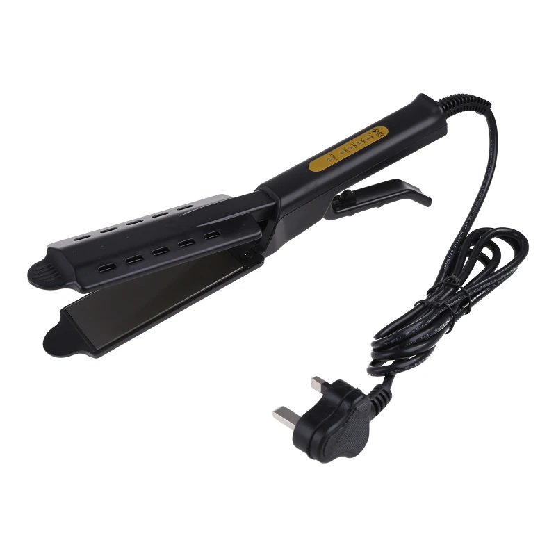 D0AB Anti-Static Flat Iron Hair Straightener, Salon Hair Straightener and Curler