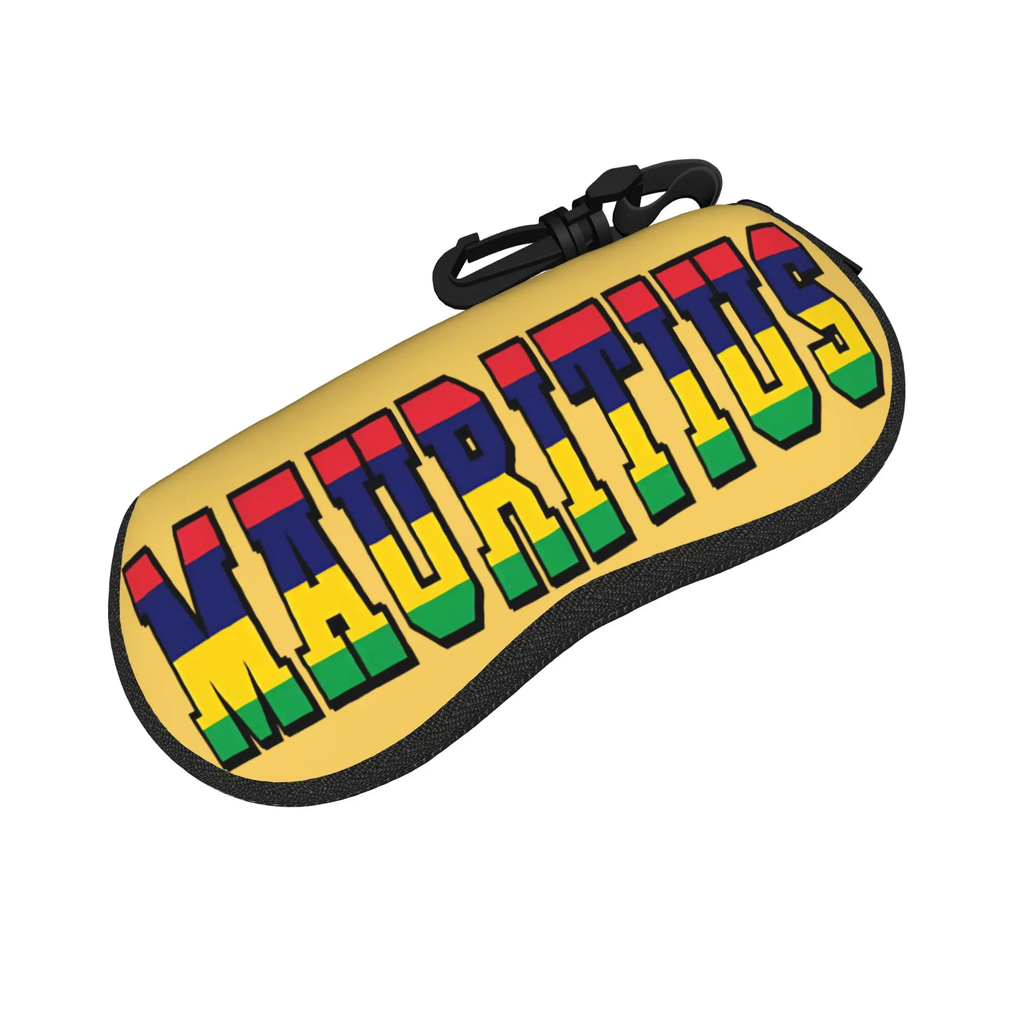 Mauritius Country Flag Glasses Case Cover  Sunglasses Pouch Outdoor Trend Eyewear Bag Print Male Female Glasses Box