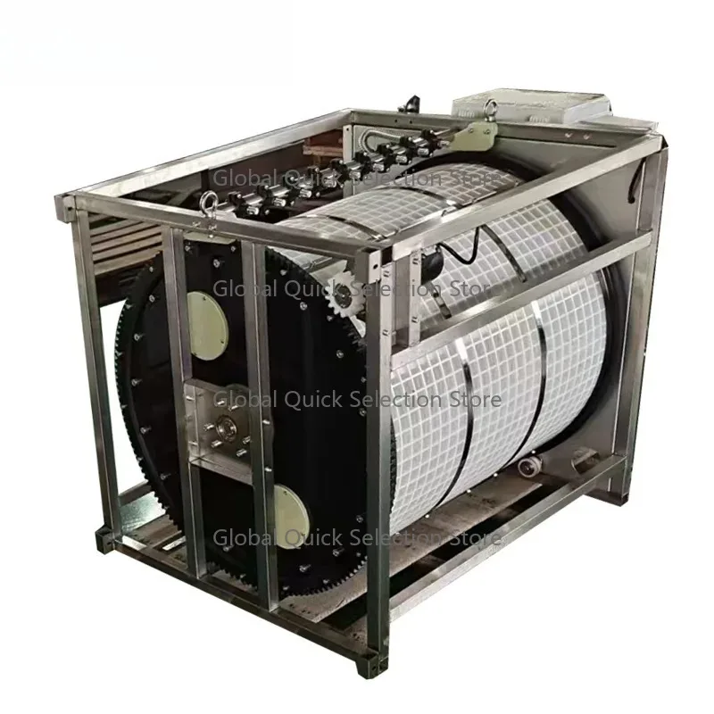Aquasust High Efficiency Water Purification Submerged Koi Pond Micro-filter Rotary Drum Filter