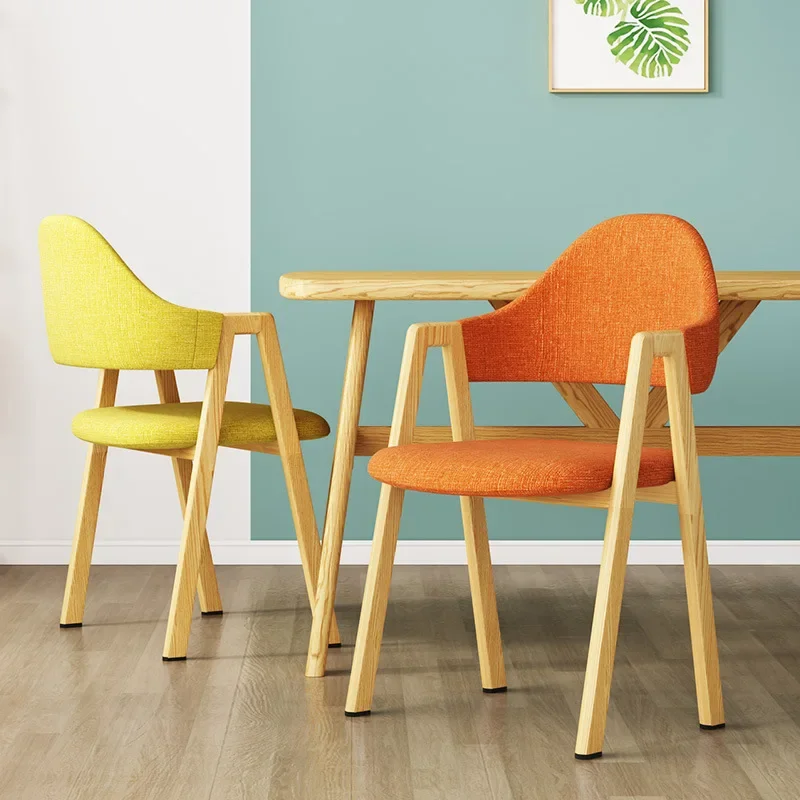 Nordic Dining Chair Home Simple Modern Restaurant Chair Backrest A Milk Tea Shop Table Bedroom Desk Stool image 4