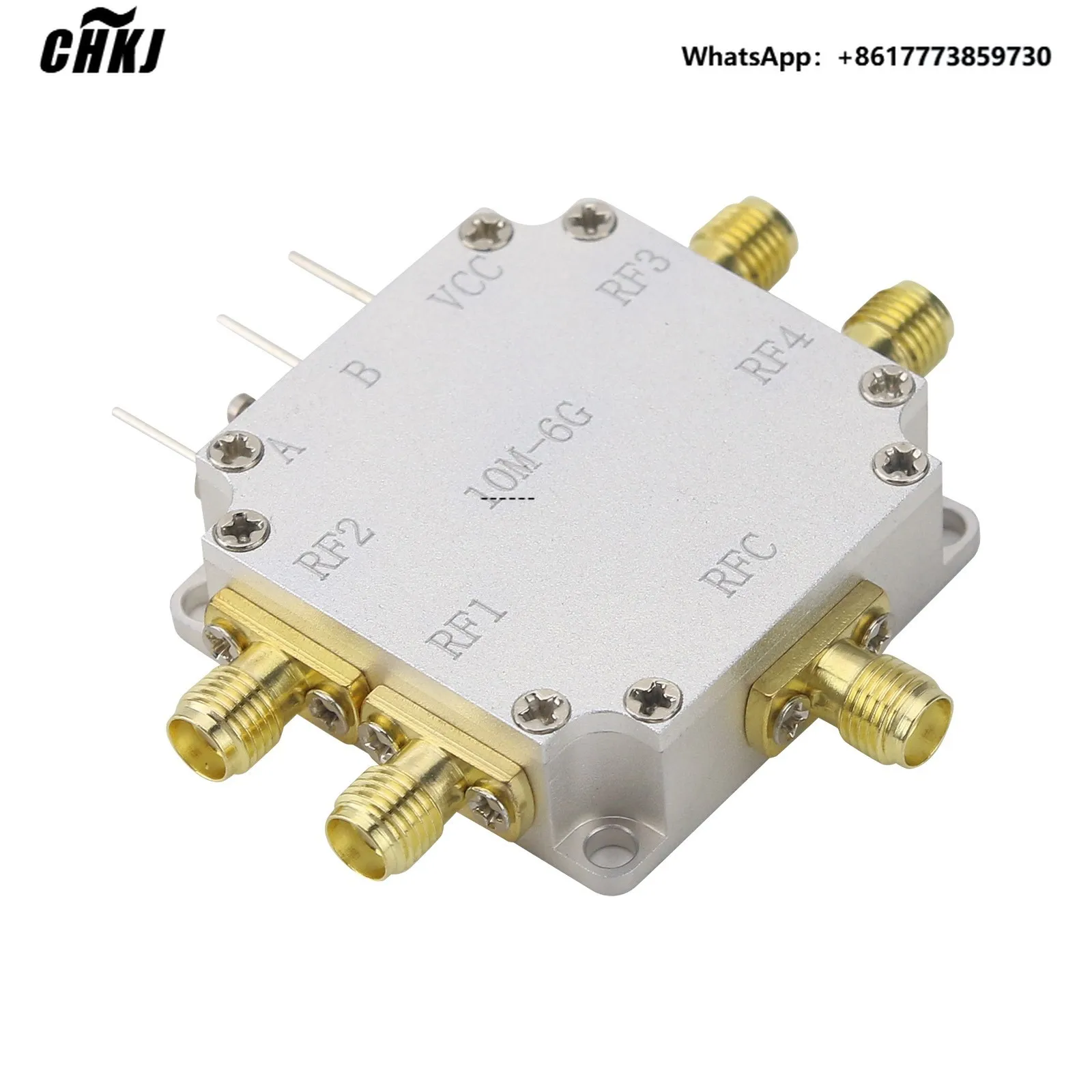 

CHKJ Высокая изоляция с низкой вставкой потери 10 МГц-6 ГГц SP4T RF-переключатель с корпусом небольшого размера