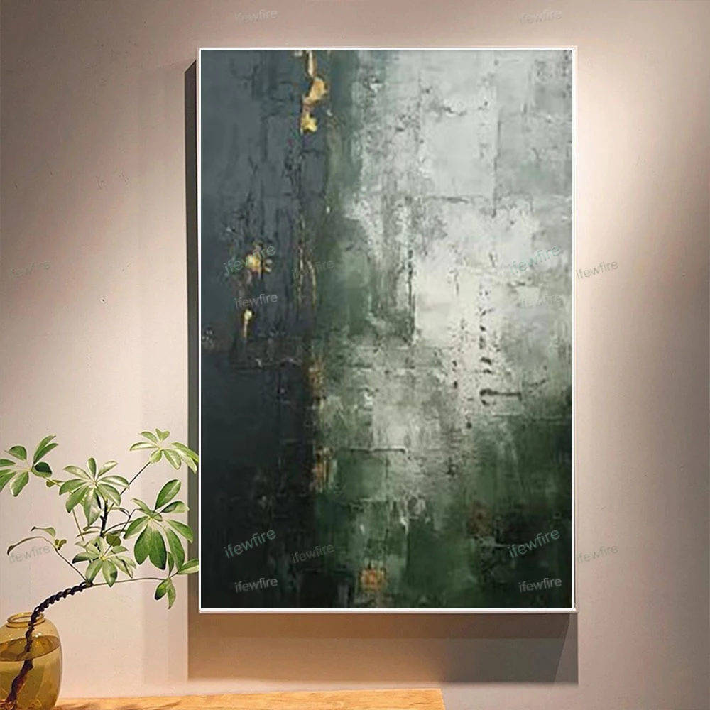 

Wall Art picture 100% Handmade Abstract Oil Painting Modern Canvas Paintings Gold Textured mural For Living Room Decor image