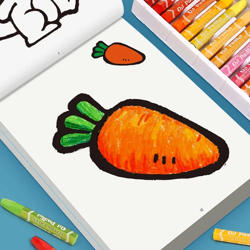 32 Pages Diverse Content Kids' Coloring Book Vibrant Animal & Nature Designs Drawing Workbook