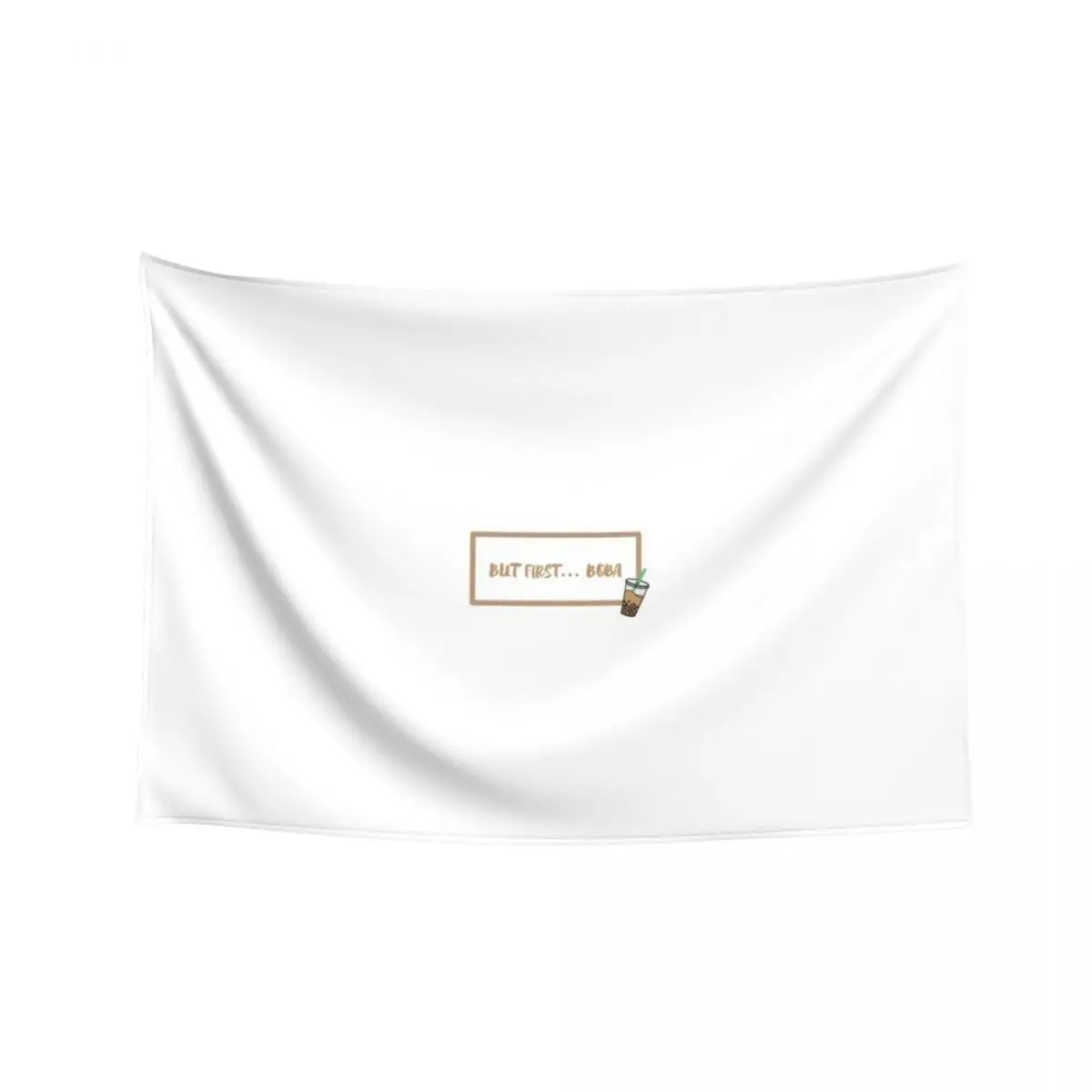 

But First... Boba Tapestry Room Decor For Bedroom Christmas Decoration Decorative Wall Tapestry