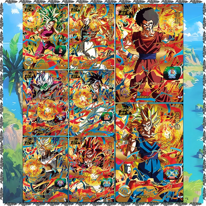 Bandai Anime Superhero Dragon Ball Rare CP Vegetto Gogeta Gohanks Gotenks Vegeks Zamasu Kefla Collectible Cards Birthday Gift