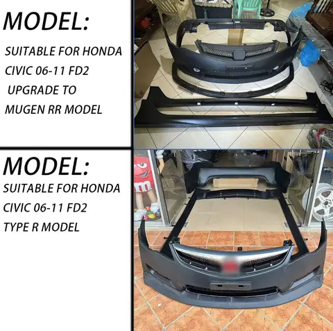 6 best sales body kit honda civic 2007 - №3