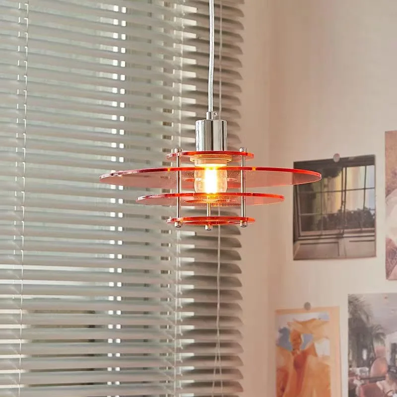 

Danish Bauhaus Space Pendant Light Designer Restaurant UFO Lampshade Bar Counter Cafe Living Room Art Decor Hanging Lamp Fixture