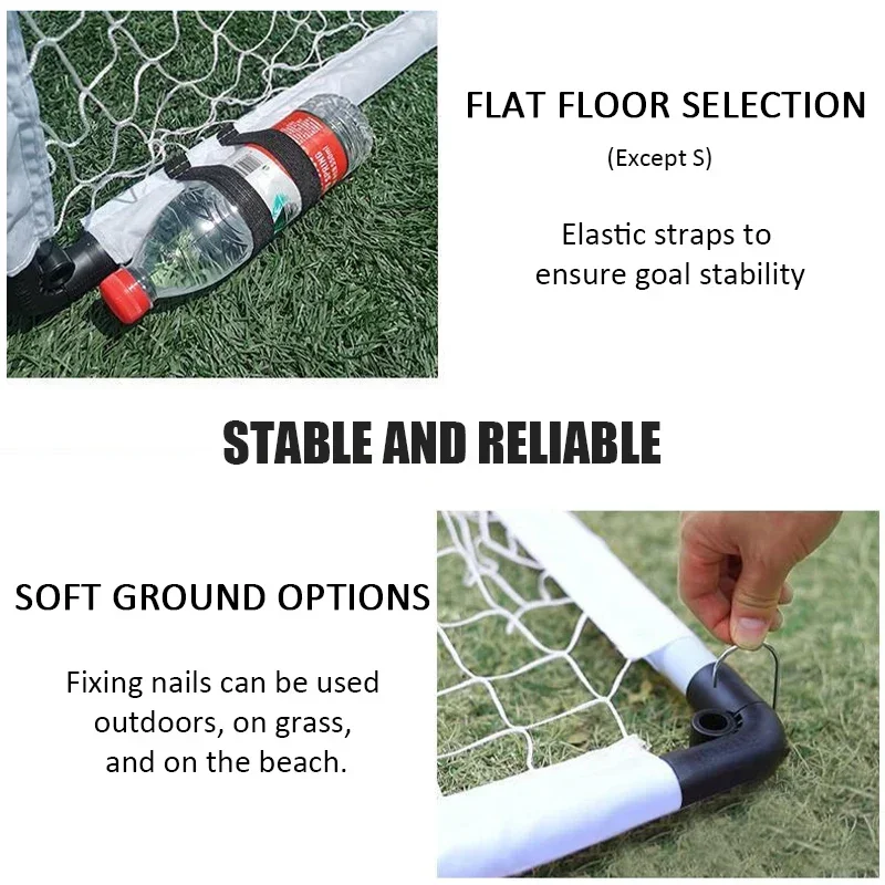 A Filet de but football pliable portable pour jeunes