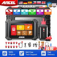 ANCEL V6HD Heavy Duty Truck Scanner Diesel Diagnostic Scan Tool with Wide U.S Diesel Truck Compatibility 40+ Resets for Cummins