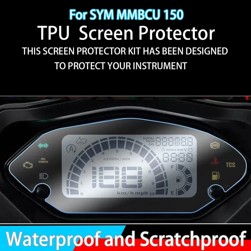 

For SYM MMBCU 150 Accessories Scratch Protection Film Panel Screen Protector Dashboard Film