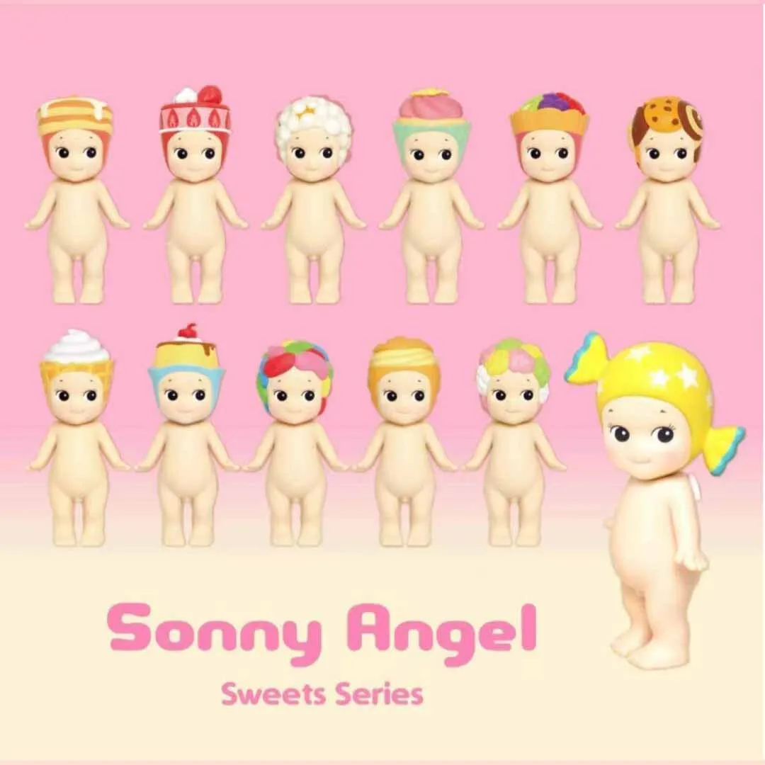 Sonny Angel Sweets Series Mini Figure Mystery Box Collectable Doll Model Desk Decoration Ornament Gift Mini Cherub Dolls Toy