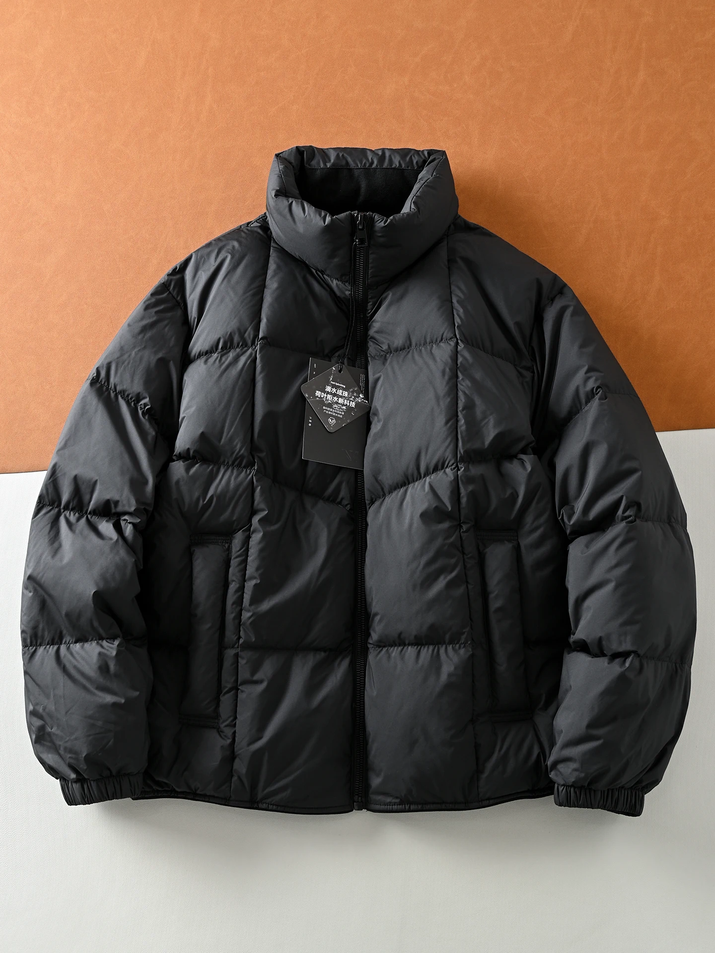 

Men's ort down Jaet 90 White Du down High Fluffy Warm Stand Collar Lightweight Winter Anti-Cold Trendy ex Outdoor Wear