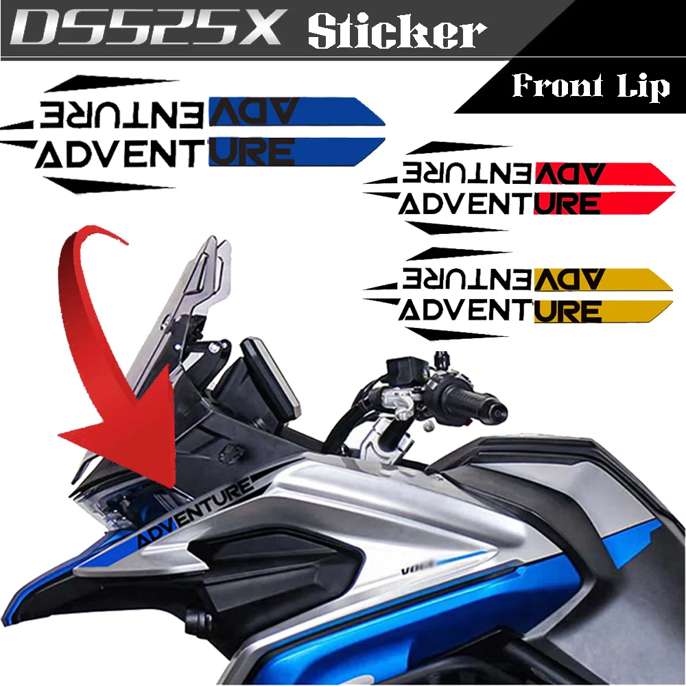 

For VOGE 525 DSX Head Front Lip 3M Stickers Motorcycle Accesories Adventure Protector Decal Valico DSX525 DS X DS525X DS525 525X